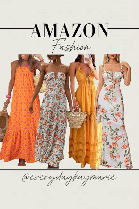 Amazon fashion faves 💕

#summerdress #maxidress #spaghettistrapdress #yellowdress #orangedress

#LTKFindsUnder50 #LTKStyleTip #LTKSeasonal