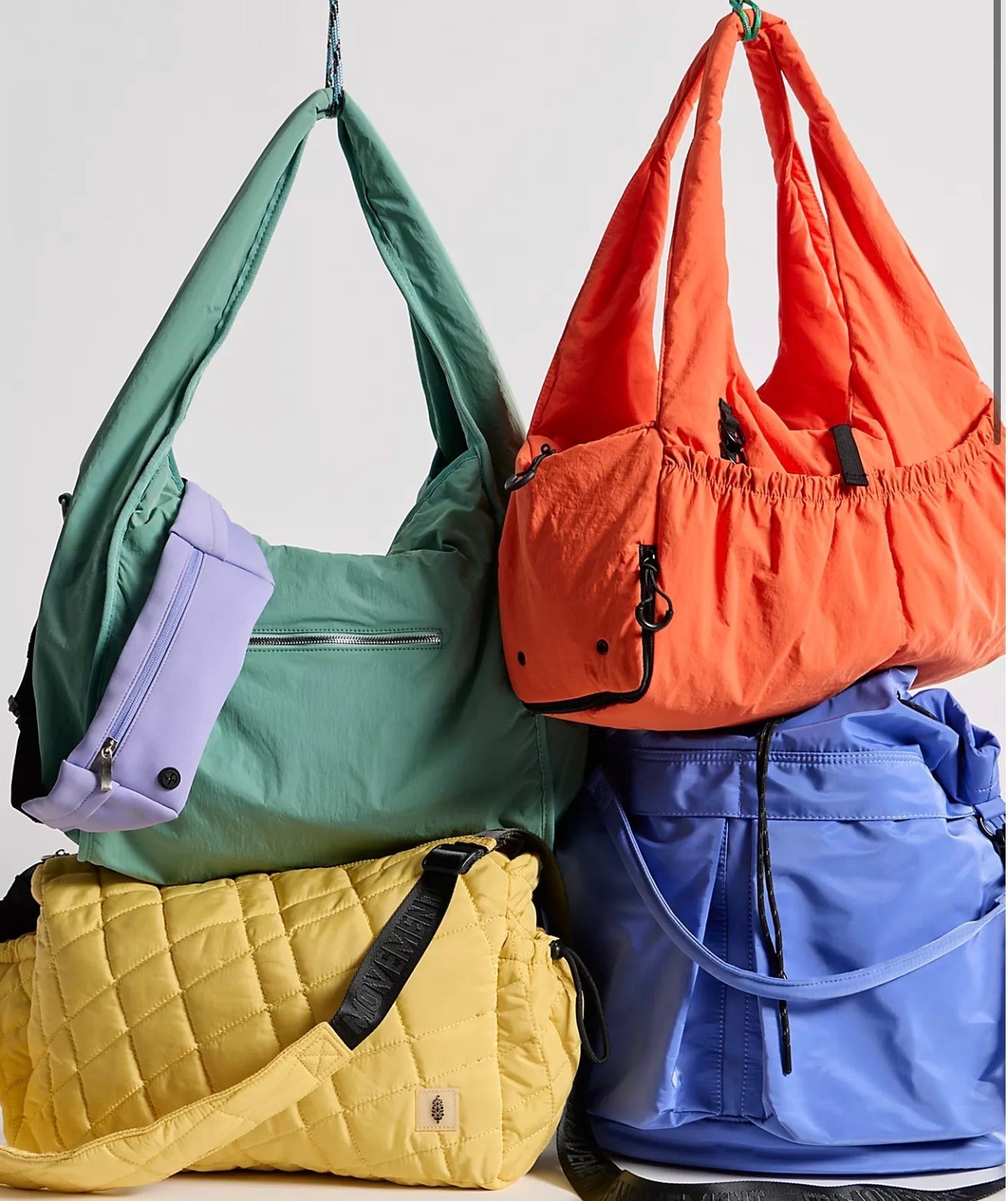 Free people bags. 💙💛💚🧡



#LTKTravel #LTKKids #LTKfitnessgoals