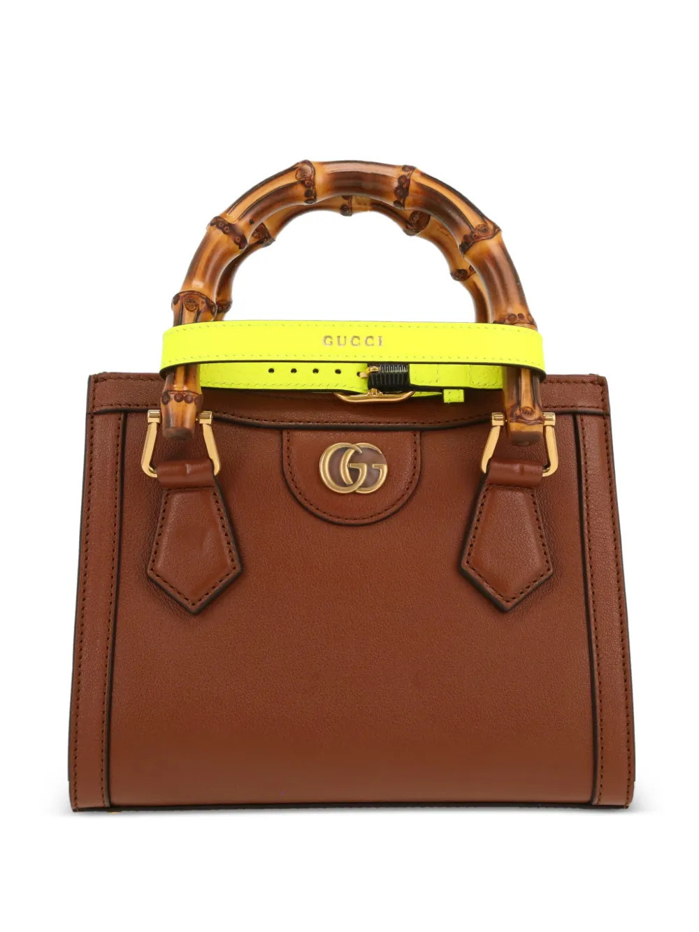 Gucci Pre-Owned 2020s small Diana leather shoulder-bag - Brown | Farfetch Global