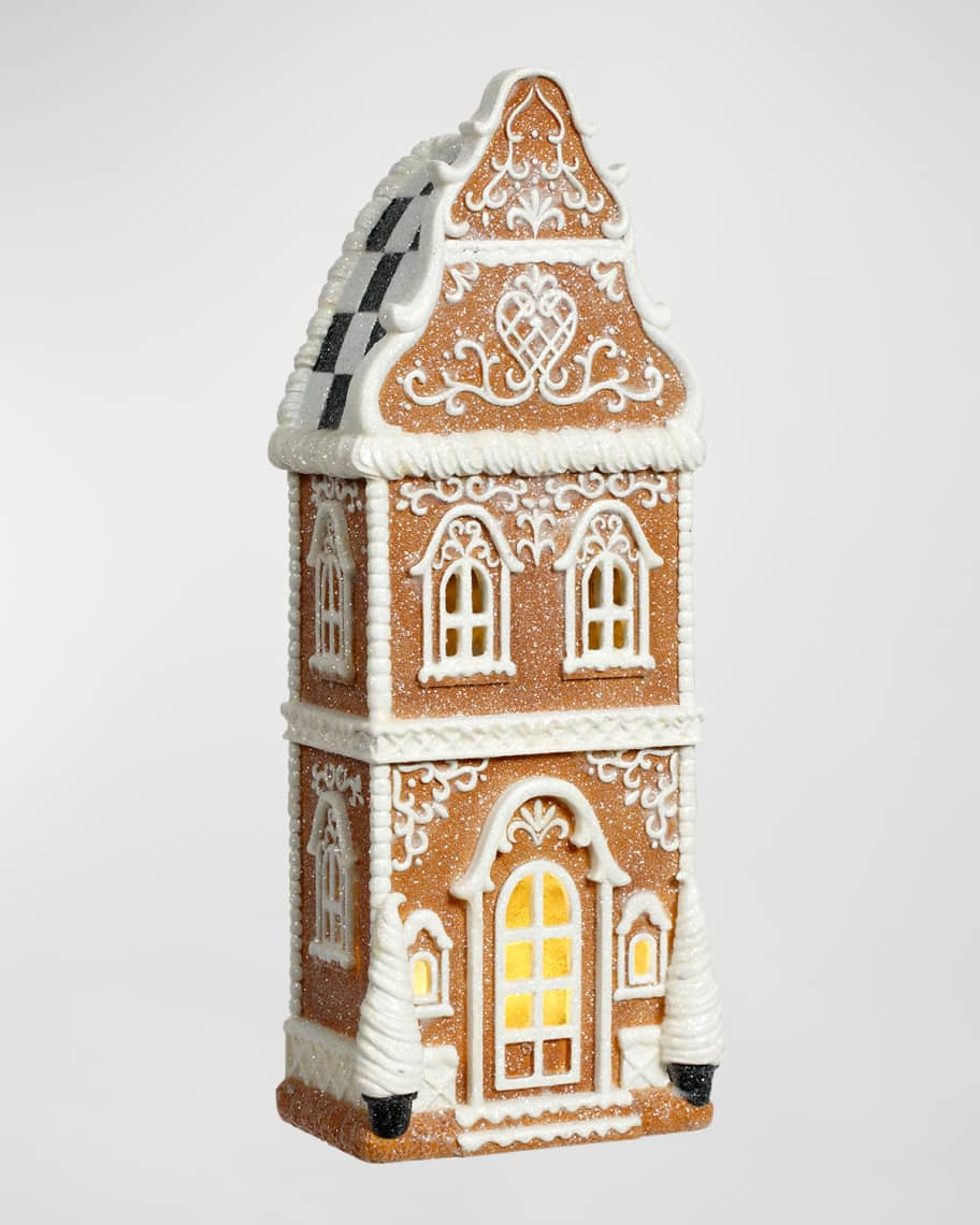 Mark Roberts Lighted Gingerbread House Christmas Decoration, 18" | Neiman Marcus