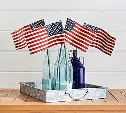 Liberty Burlap Flag - Set of 4 | Pottery Barn (US)