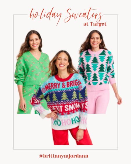 Holiday sweaters at Target! 

Holiday outfit. Target Christmas. Christmas sweater. 

#LTKHoliday #LTKSeasonal #LTKfindsunder50