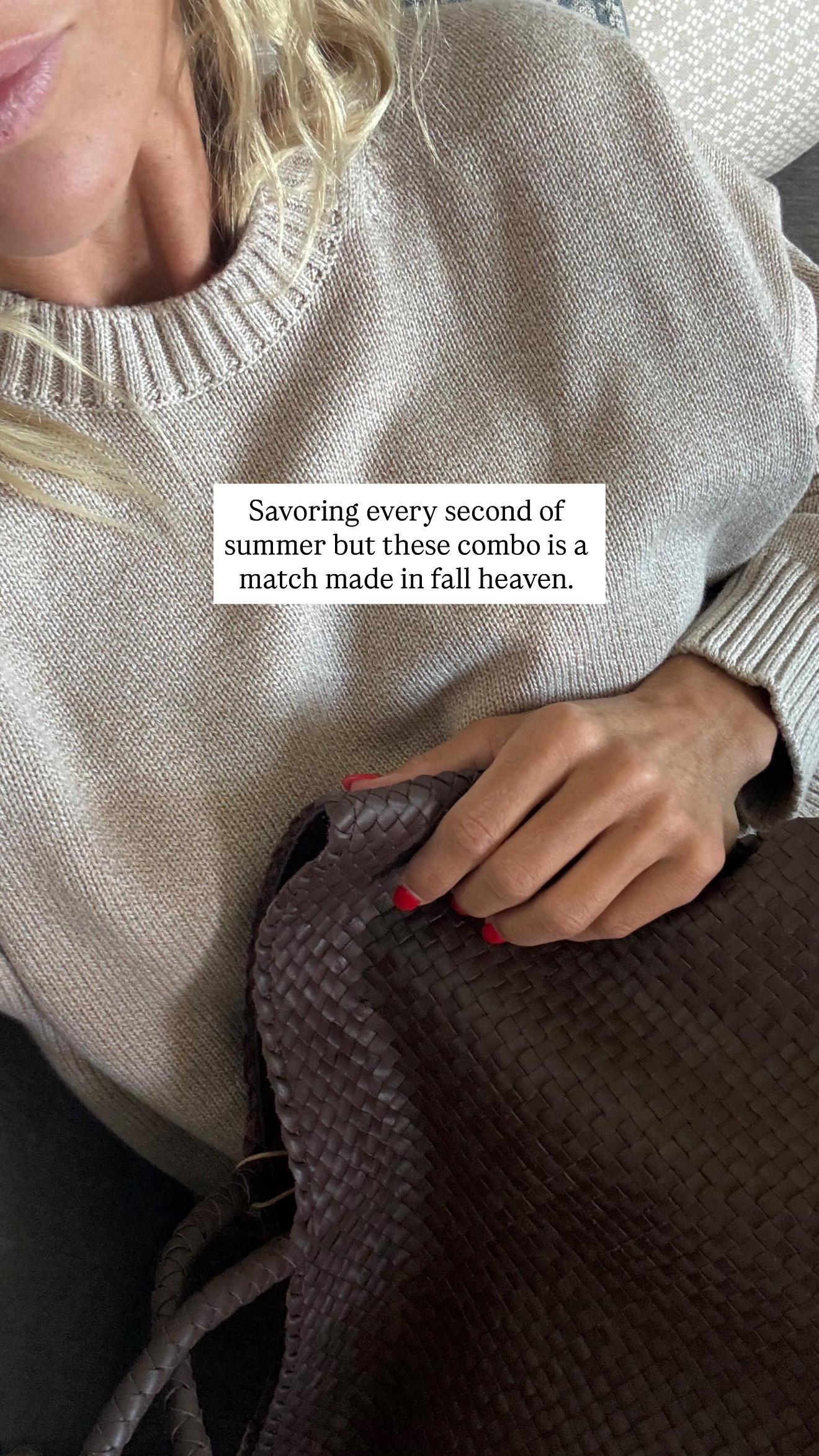 Can't wait to wear this sweater all fall. @onequince 

 #quincepartner #LTKSeasonal #LTKFindsUnder100 #LTKStyleTip