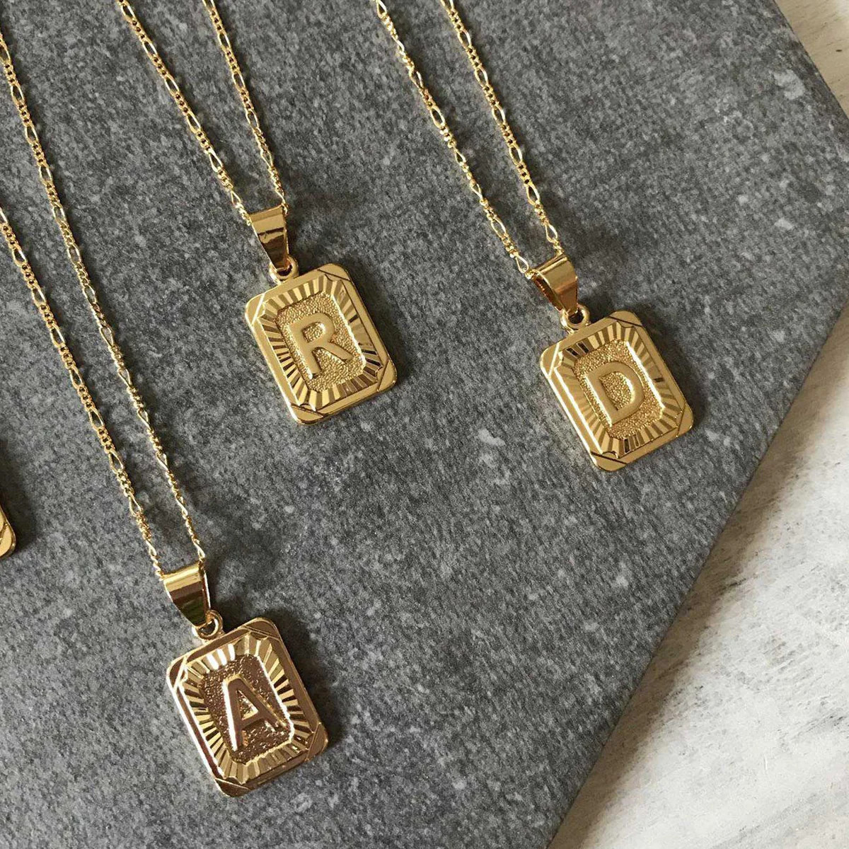 Initial Card Necklace | BRACHA