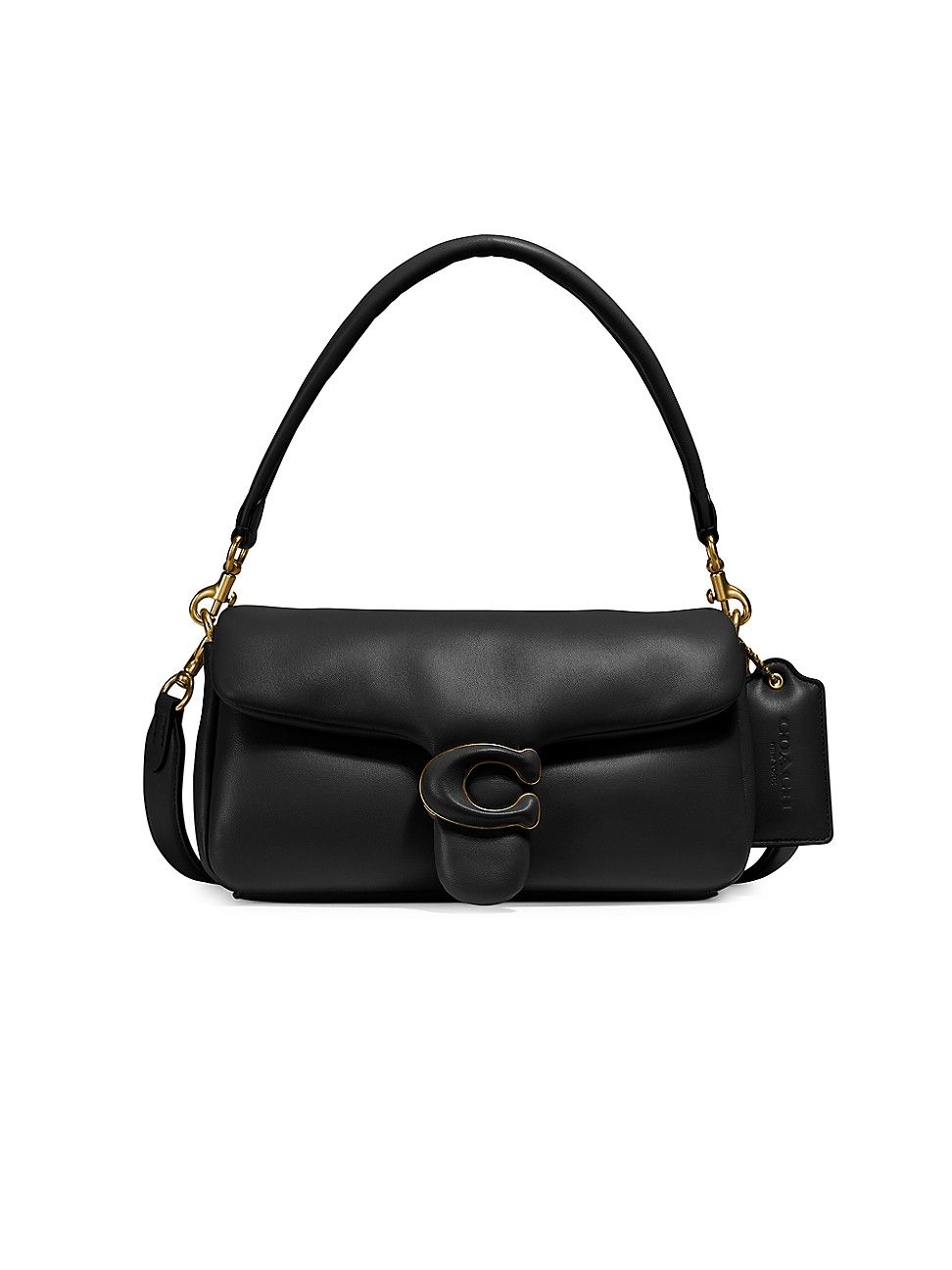 Women's Pillow Tabby 26 Leather Shoulder Bag - Black | Saks Fifth Avenue