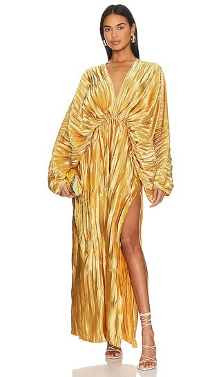 De Luxe Gown in Marigold | Revolve Clothing (Global)