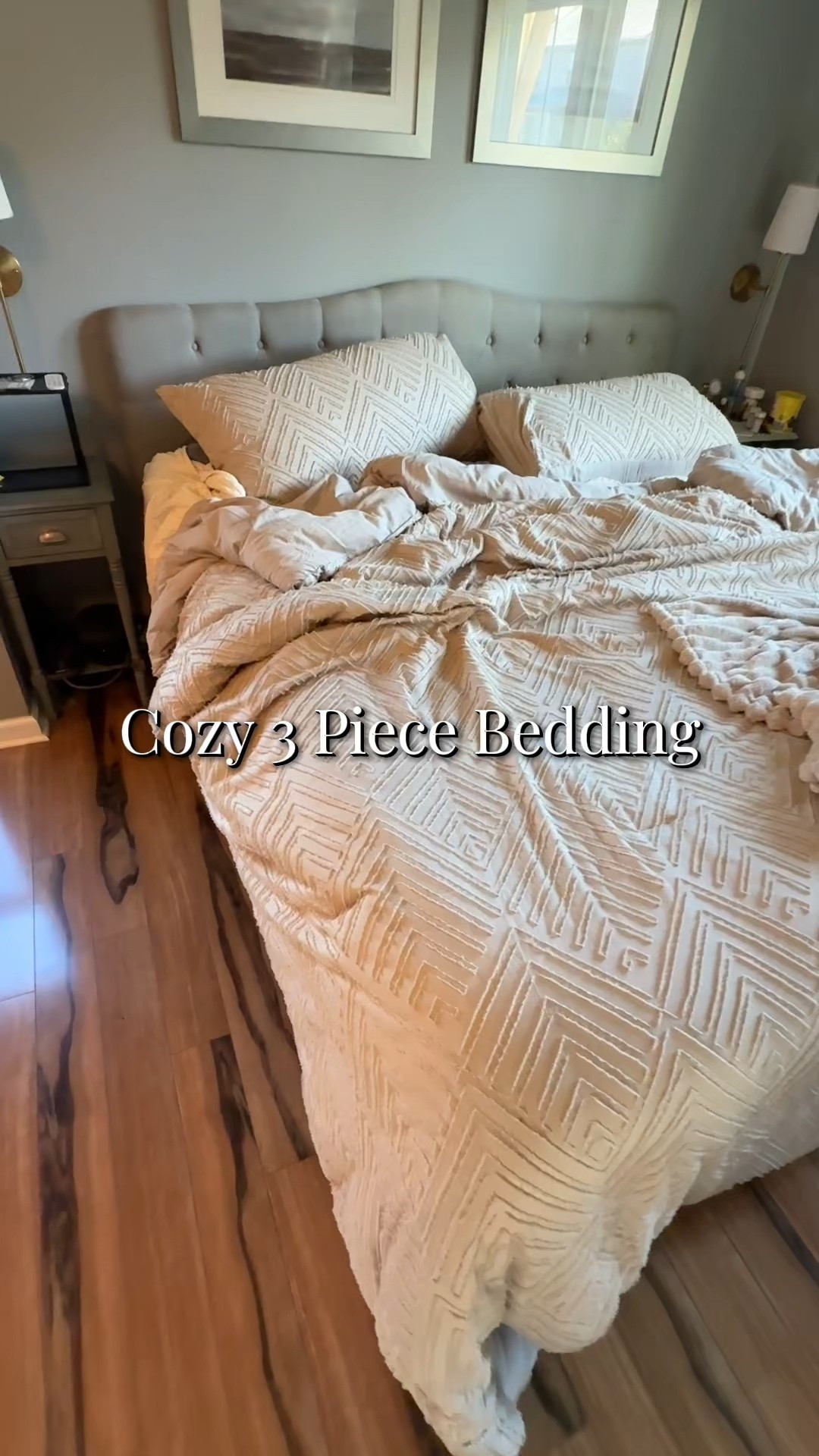 3 piece cozy comforter set that actually fits the whole bed!

#comforterset #beddingset #bedding

#LTKHome
