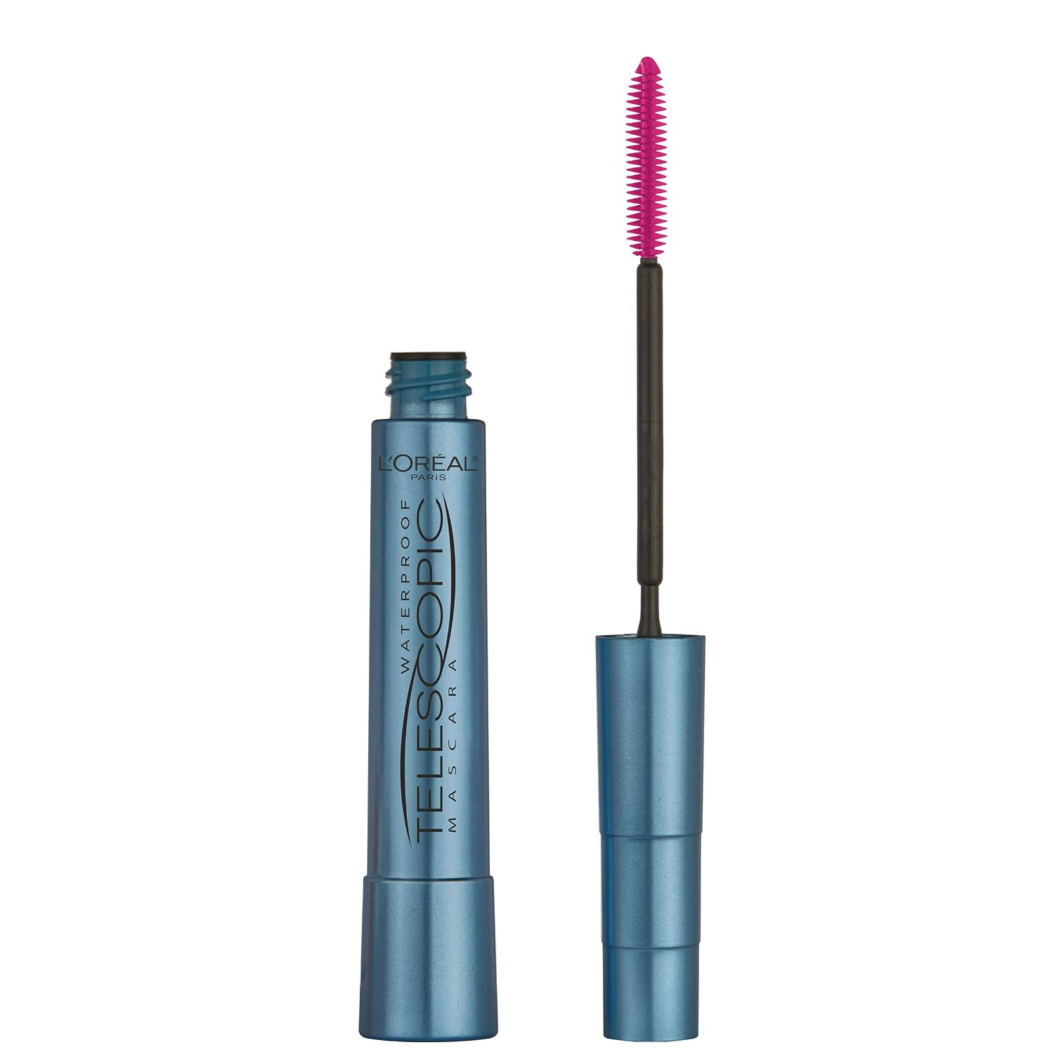 L’Oreal Paris Makeup Original Telescopic Mascara, Separating Mascara Volume and Length Formula, Waterproof, Black, 0.27 Fl Oz., 1 Count | Amazon (US)