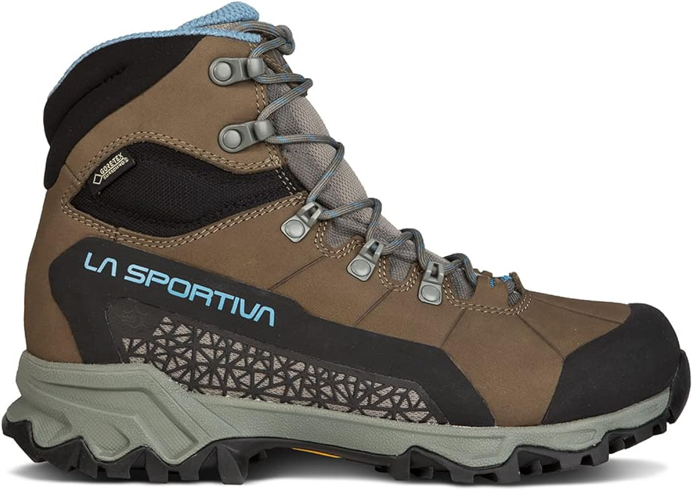La Sportiva Women's Nucleo High II GTX Hiking Boots, Oak/Topaz, 8.5 | Amazon (US)