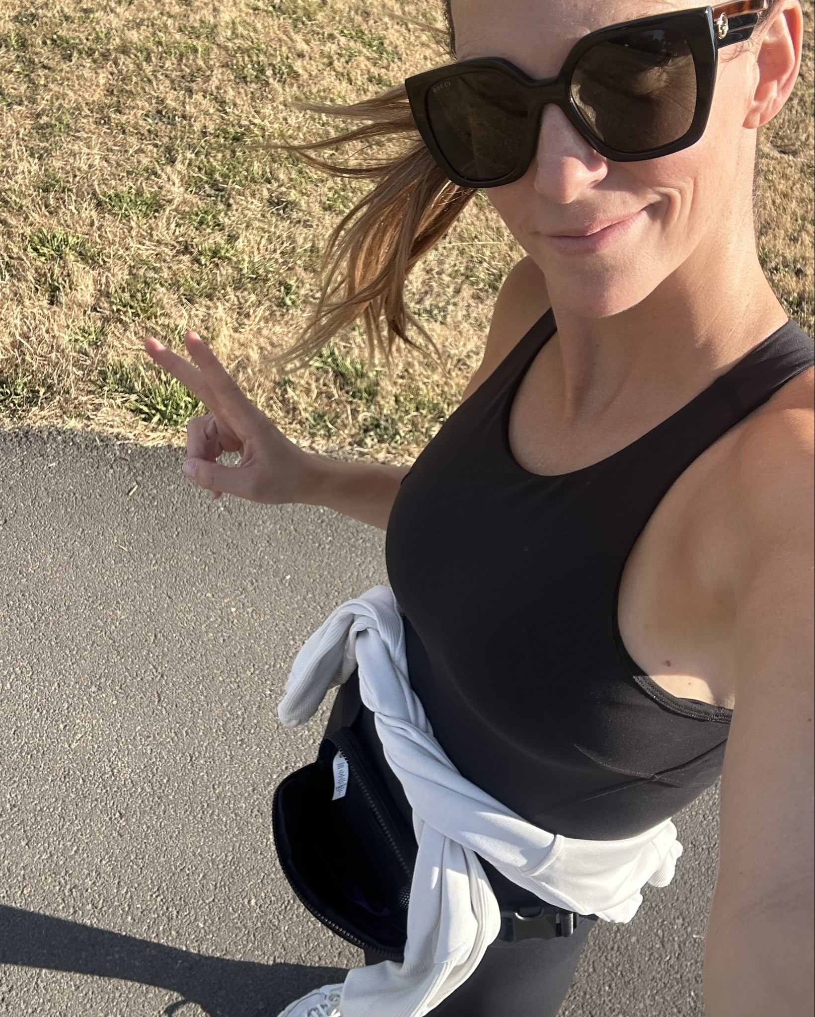 getting steps in and answering emails at soccer practice in my “uniform” - another half zip you’ll want to snag. So versatile, and comes in a bunch of colors in an amazing material…perfect for any gal on the go! 

#LTKFitness #LTKStyleTip #LTKActive