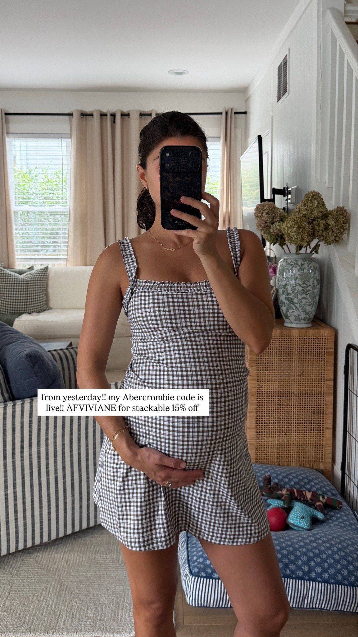 [5/21/26] code AFVIVIANE for stackable 15% off | this dress is sooooo good + on sale. Wearing size small at 24 weeks pregnant. 🤍

[Offer valid in stores and online 5/20/2026-5/25/2026 in US/CA. Exclusions apply as indicated. Online price reflects discount. Use code AFVIVIANE to get an additional 15% off almost everything in stores and online at checkout from 5/20/26-5/25/26 in US/CA. Exclusions apply. See details online.]

#LTKootd #LTKSaleAlert #LTKBump