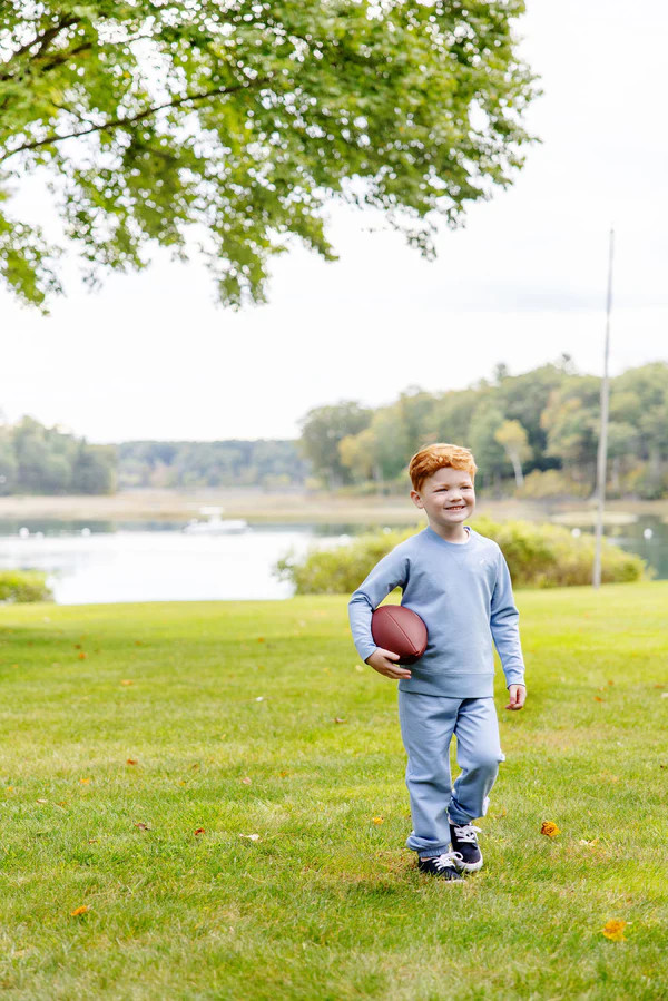 Gates Sweeney Sweatpants - Nantucket Navy with Richmond Red Stork | The Beaufort Bonnet Company