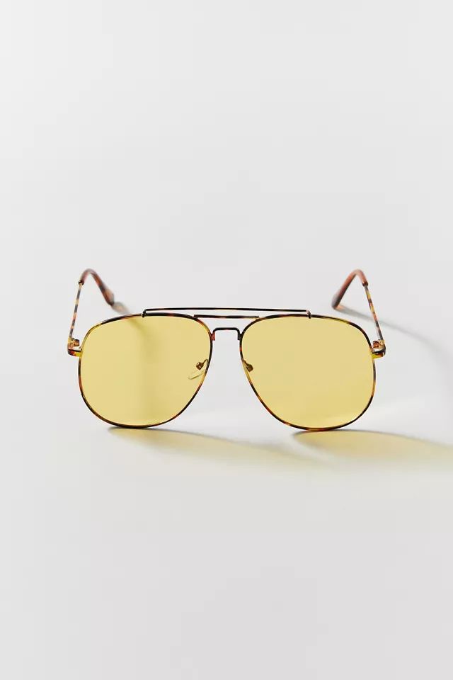 Farrah Metal Aviator Sunglasses | Urban Outfitters (US and RoW)
