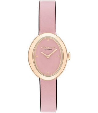 COACH Women's Sammy Quartz Analog Leather Strap Watch | Dillard's | Dillard's