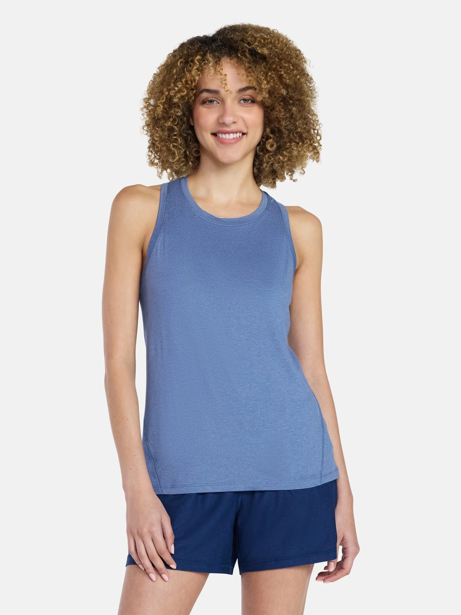 Athletic Works Women's and Women's Plus ButterCore Racerback Tank Top, Sizes XS-4X | Walmart (US)
