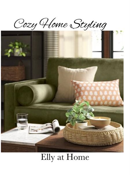 Winter refresh with cozy home styling sofa and home decor accessories at Target. Green velvet sofa on sale, ribbed woven tray, scented, fragrant candle, comfy throw pillows, cozy throw blanket, potted greenery. Free shipping. Home decor accessories, interior styling. Under $50 under $30 under $20


#LTKFind #LTKhome #LTKstyletip