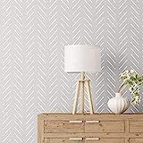STENCILIT® Herringbone Simple Large Wall Stencil For Painting - XL 22“x 40“ - Diy Geometric All Over | Amazon (US)