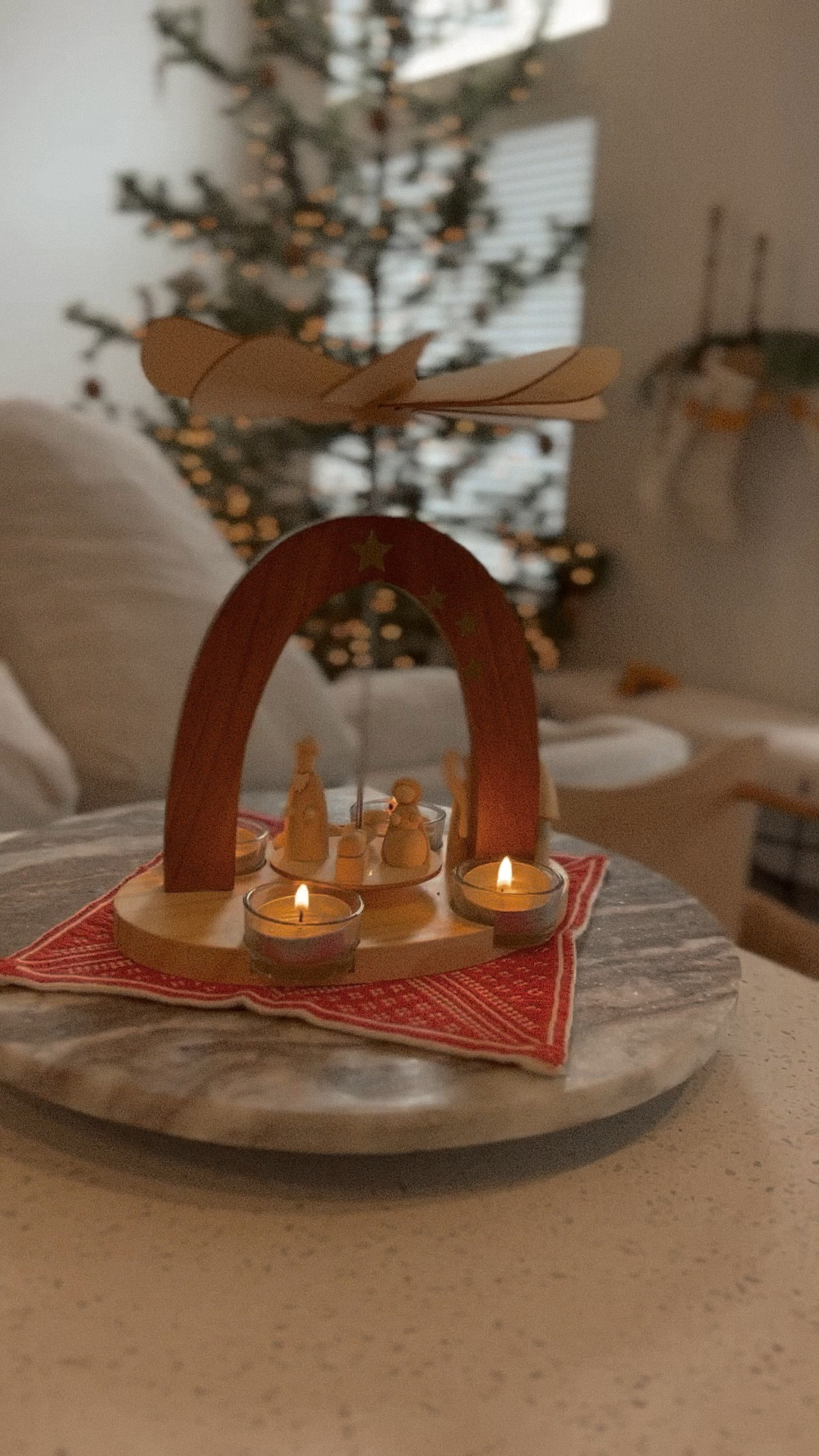 Little wooden Christmas windmill adding all the European charm to our home! 

#LTKSeasonal #LTKhome #LTKHoliday