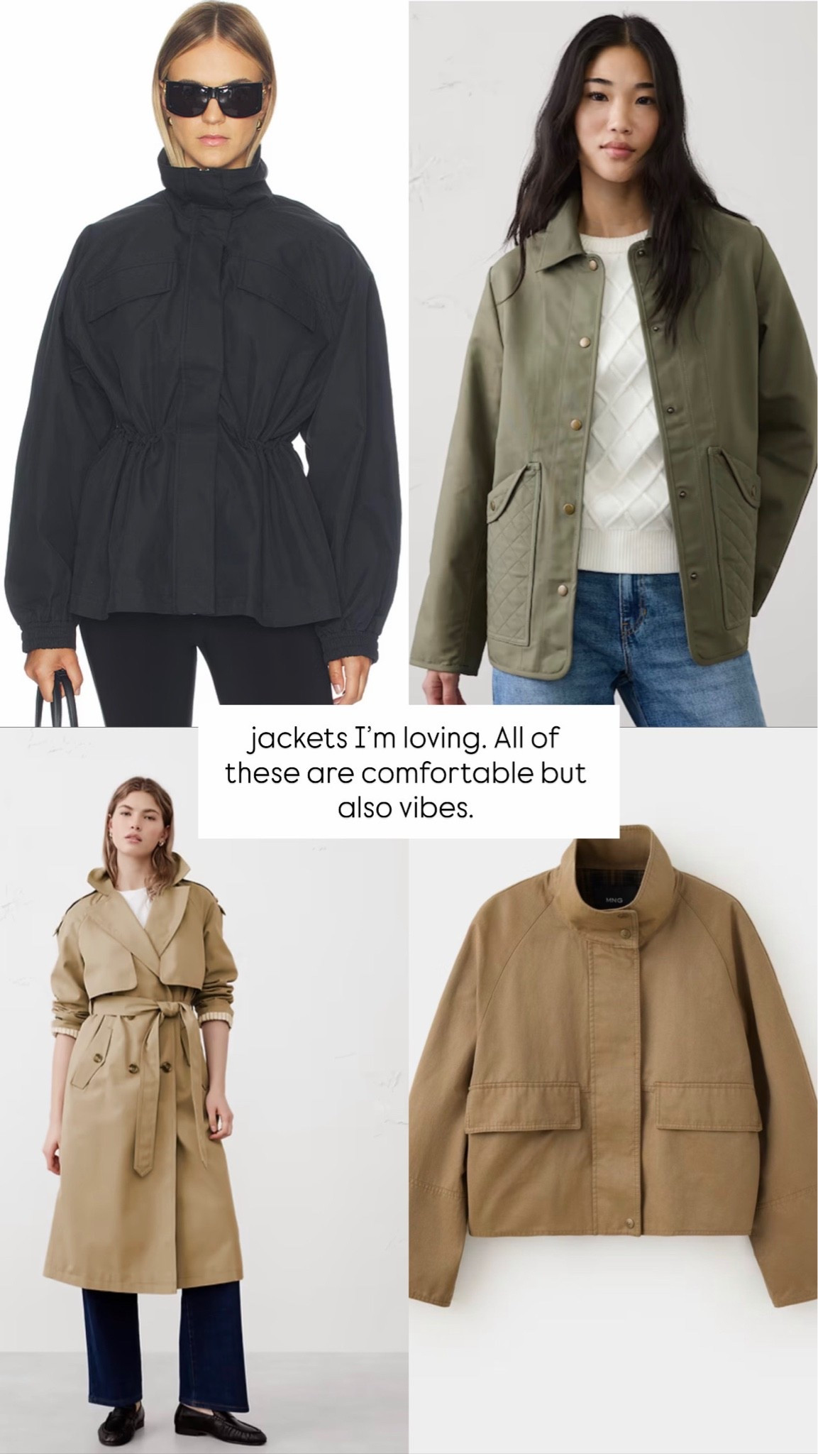 Fall jackets 
Trench coat 
Bomber jacket 
Viral jackets 
Aritzia jacket 
Fall outfit

#LTKSeasonal #LTKgrwm #LTKOver40
