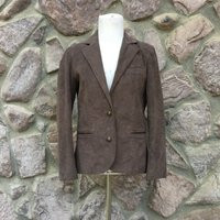 Vintage 70S Samuel Robert By Peter Hatsi Androu Faux Suede Brown Blazer/Women's Size 8 Medium | Etsy (US)