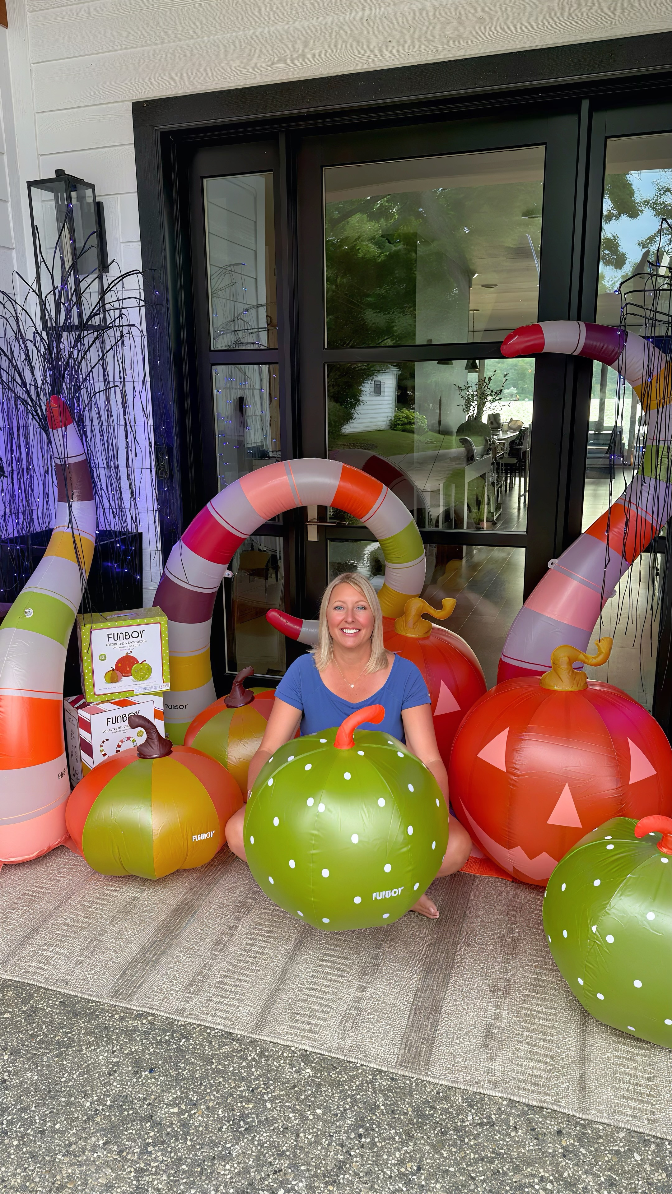 🎃🐍 Spook made SIMPLE with Funboy! 

Follow @theshannykate_style for more fun daily inspo. 

Their Halloween inflatables are seriously next-level — from glowing striped snakes, to pumpkins that light up your home with a click of the remote. Just inflate, add batteries, and boom — instant spooky vibes. No cords, no constant air, and when the season’s over? They deflate flat and store away in seconds.

Trust me, these are the easiest (and cutest) way to creep it real this Halloween. 👻🖤



#Funboy @funboy #ad HalloweenDecor, SpookySeason, HalloweenReady 

#LTKFindsUnder100 #LTKSeasonal #LTKHome