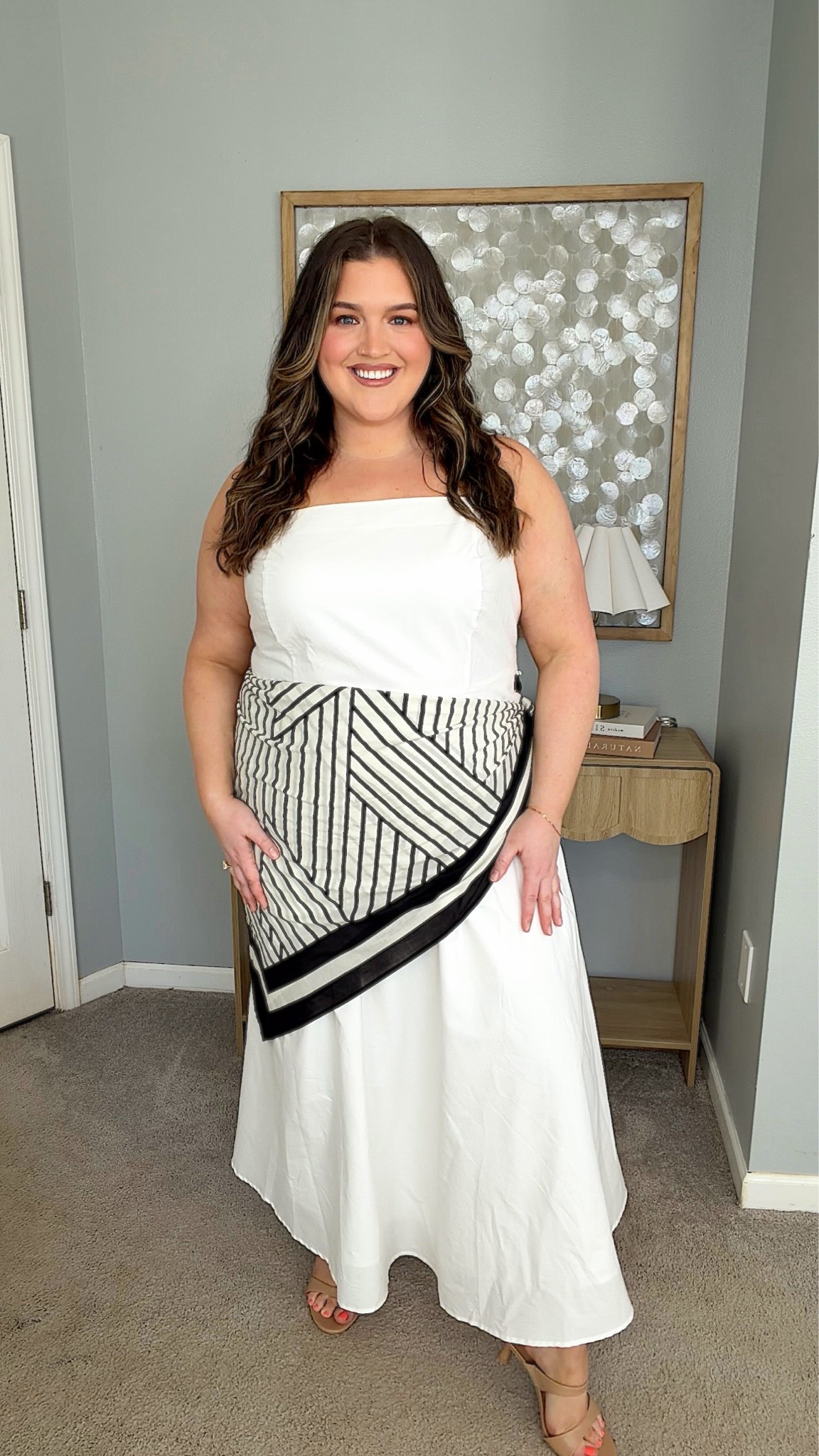 A trend I’m loving is the waist scarf belt styles! 🤍✨ Wear with dresses or jeans for a fun accessory. Wearing a size 18. On clearance!

#LTKPlusSize #LTKSaleAlert #LTKootd