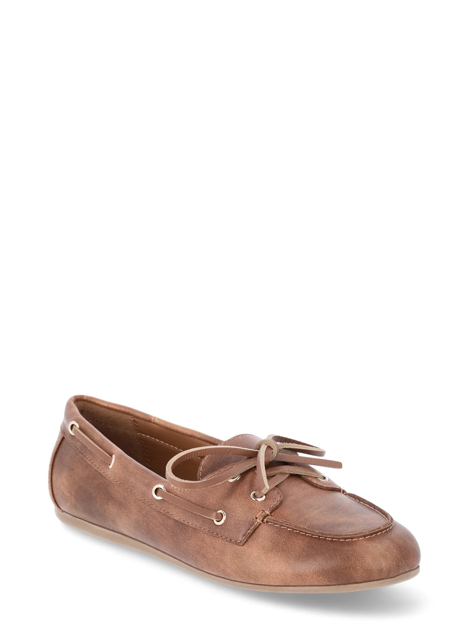 Time and Tru Women’s Boat Shoes, Sizes 6-11 - Walmart.com | Walmart (US)