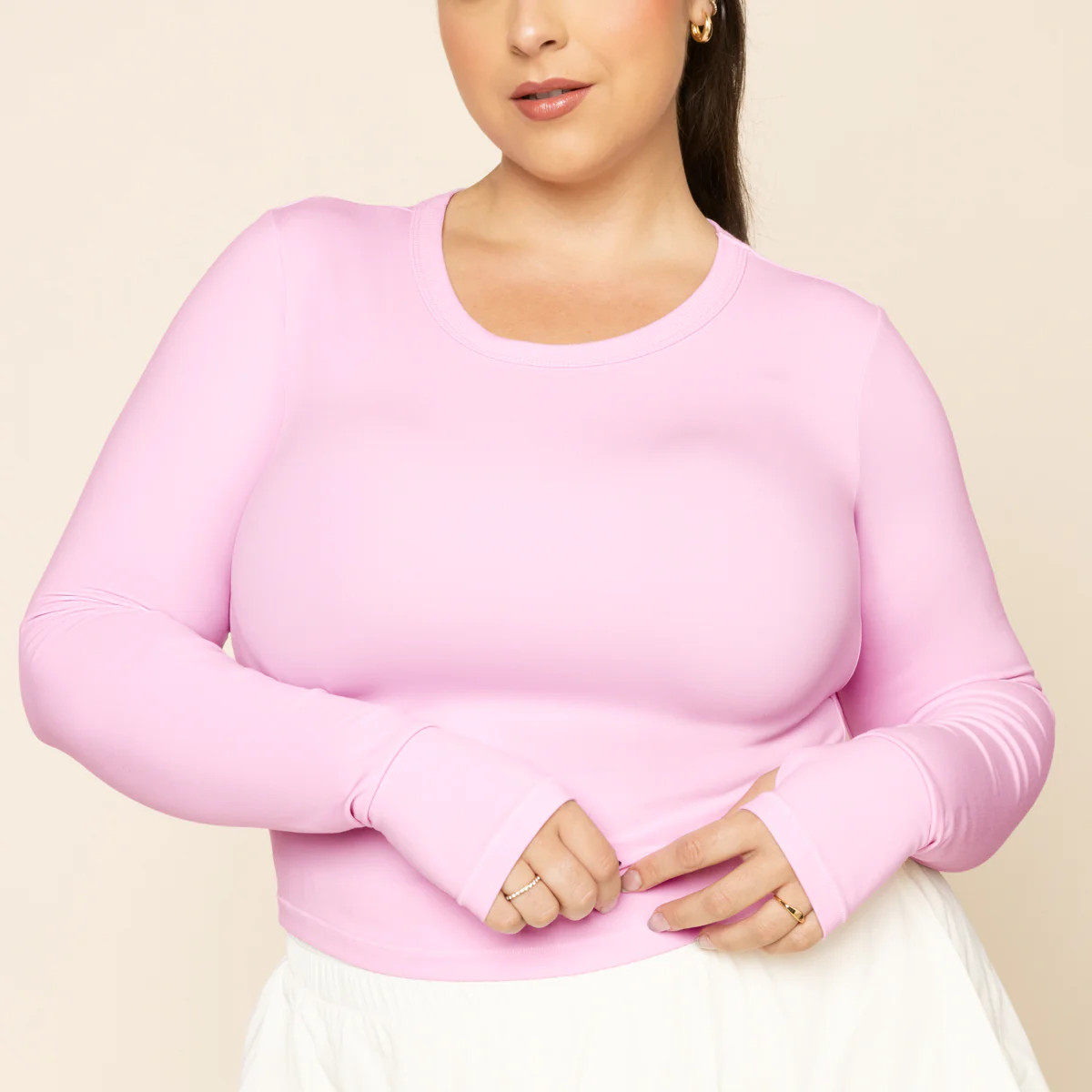Call Me Baby Reversible Long Sleeve Top - Bubblegum | POPFLEX