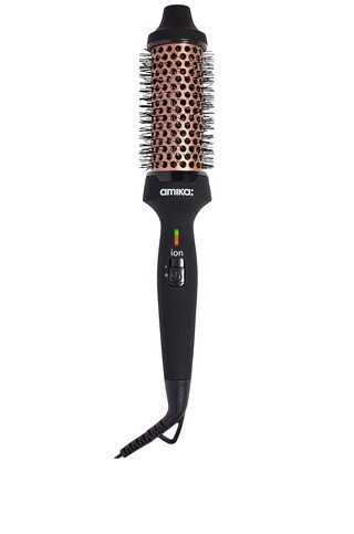 amika Blowout Babe Thermal Brush in Black & Rose Gold from Revolve.com | Revolve Clothing (Global)