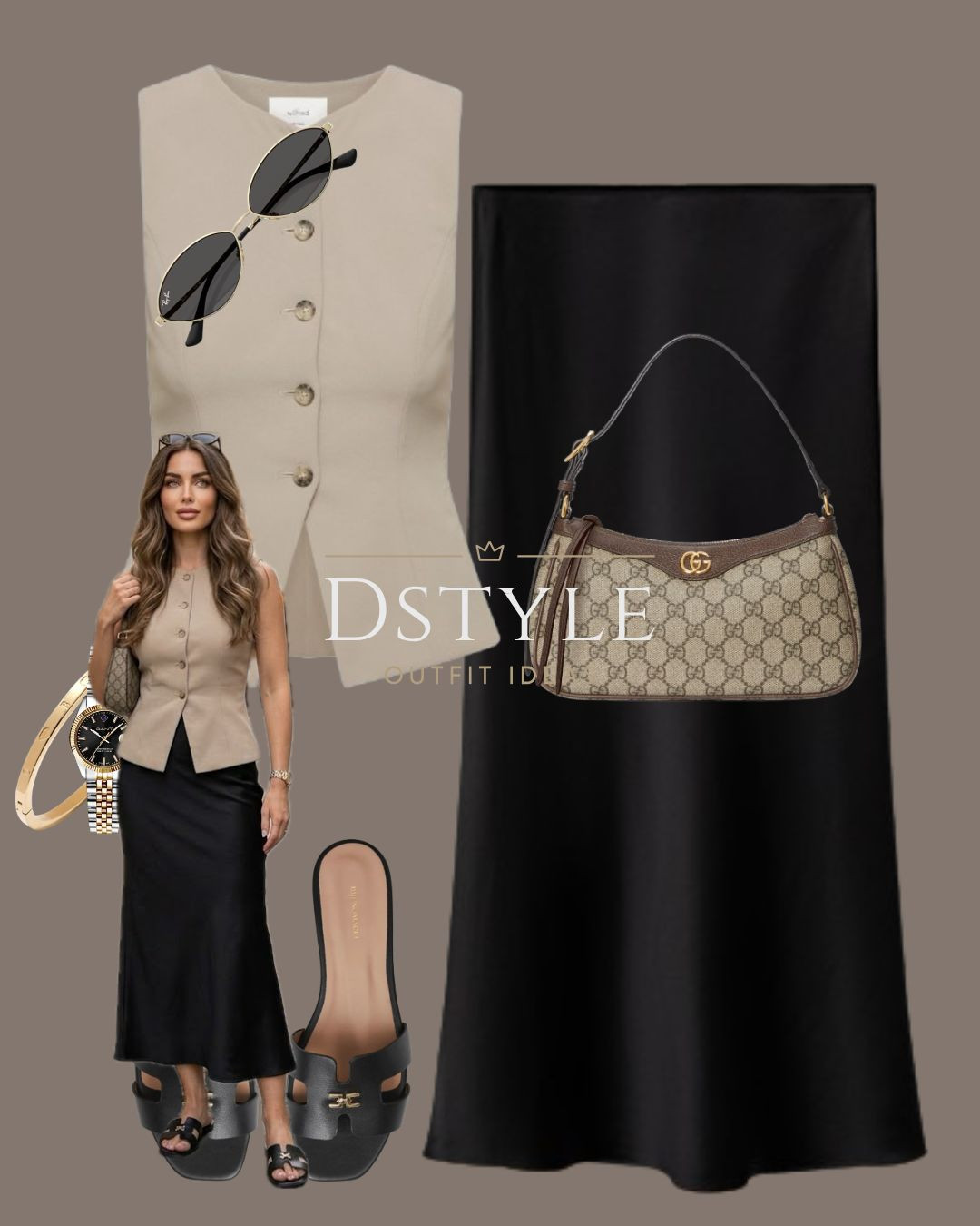 Found the perfect uniform for those "nothing to wear" days. ✨ There is something so timeless about a tailored vest paired with a sleek satin midi skirt. This look is giving major quiet luxury vibes and is perfect for a lunch date or a day in the city. 🕊️ 

 

#LTKootd #LTKOver40 #LTKWorkwear