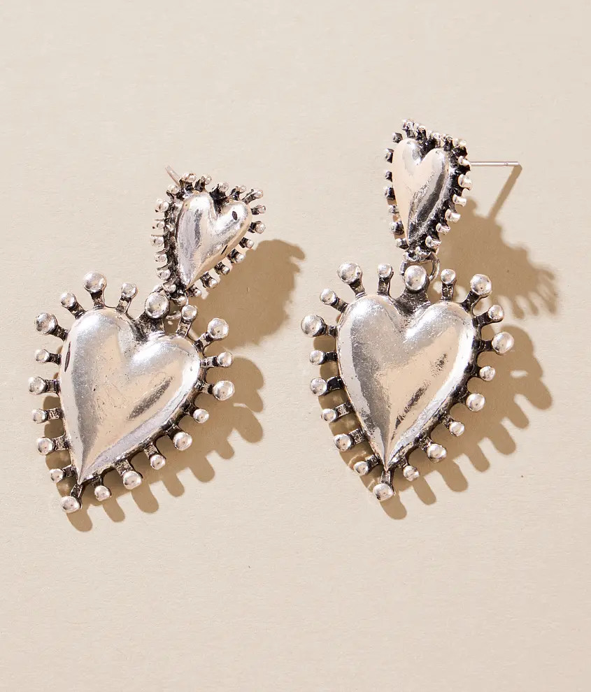 Double Heart Earring | Buckle