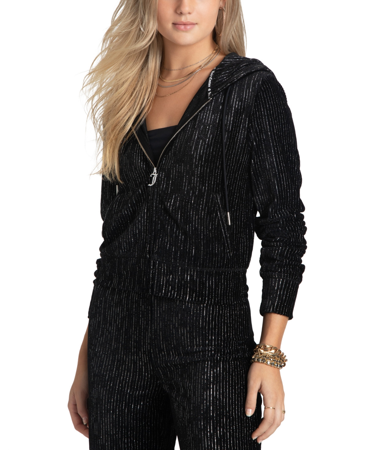 Juicy Couture Wale Velour Hoodie | Macys (US)