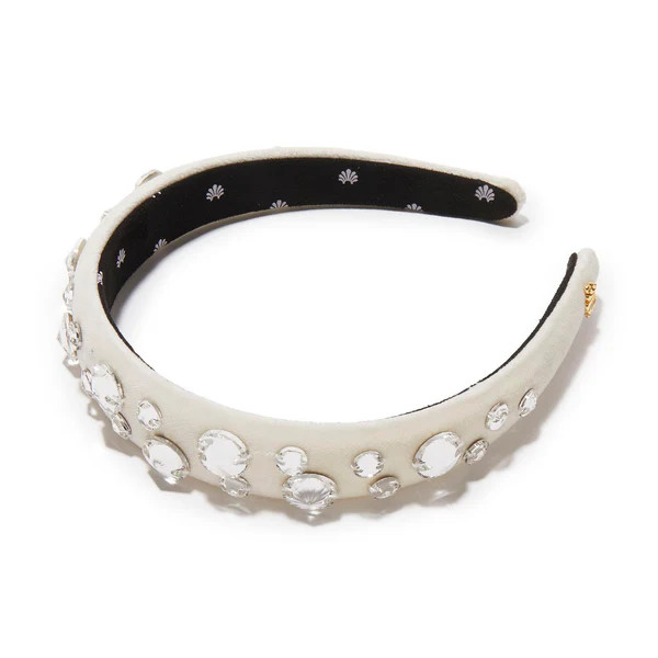 IVORY CHARLOTTE PAVE EMBELLISHED HEADBAND | LELE SADOUGHI