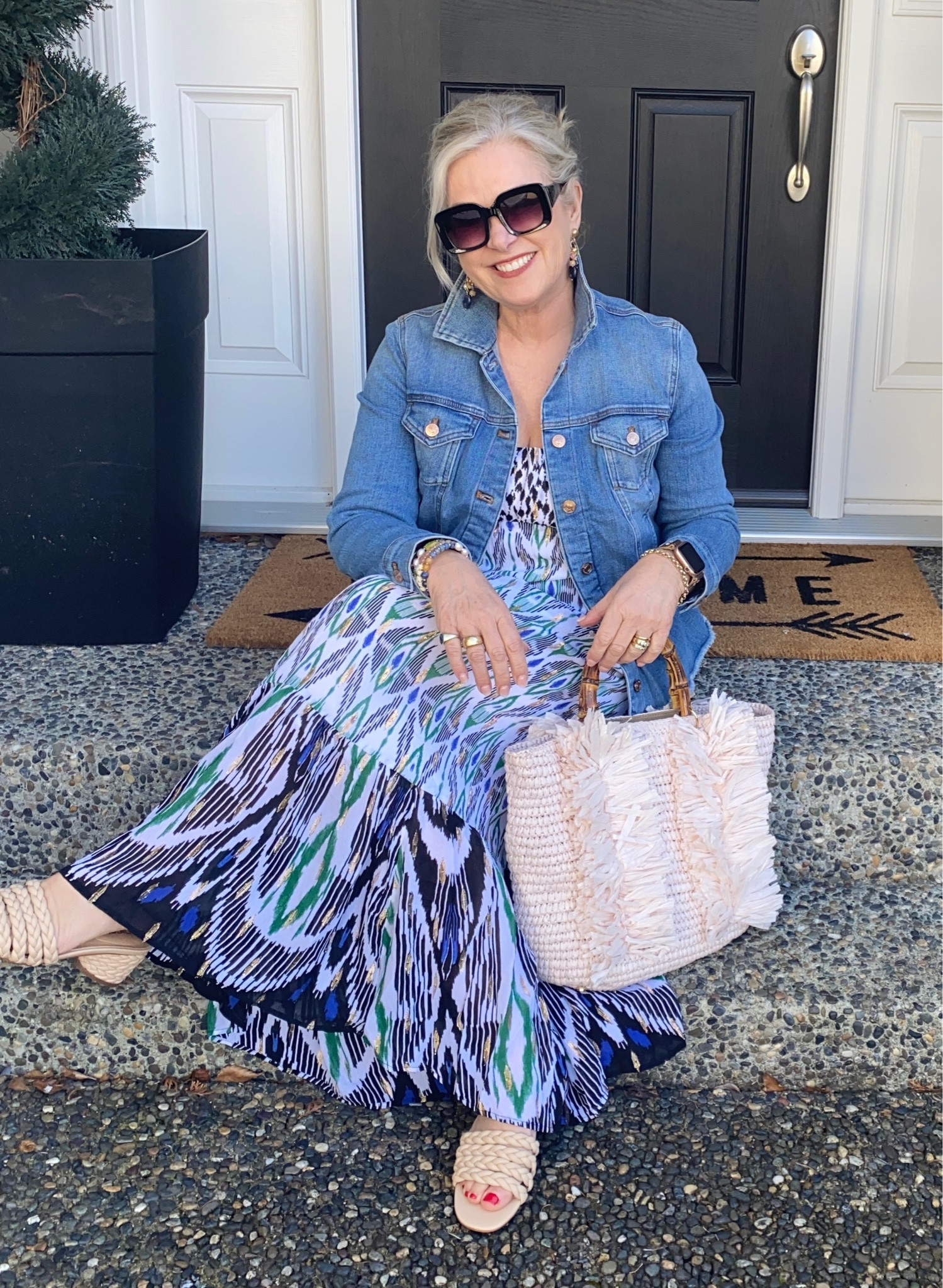 The perfect Jean jacket to go with all the fabulous spring dresses💙

#LTKstyletip