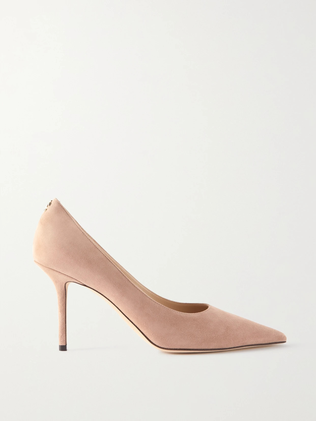 Jimmy Choo - Love 85 Suede Pumps - Neutrals | NET-A-PORTER (US)