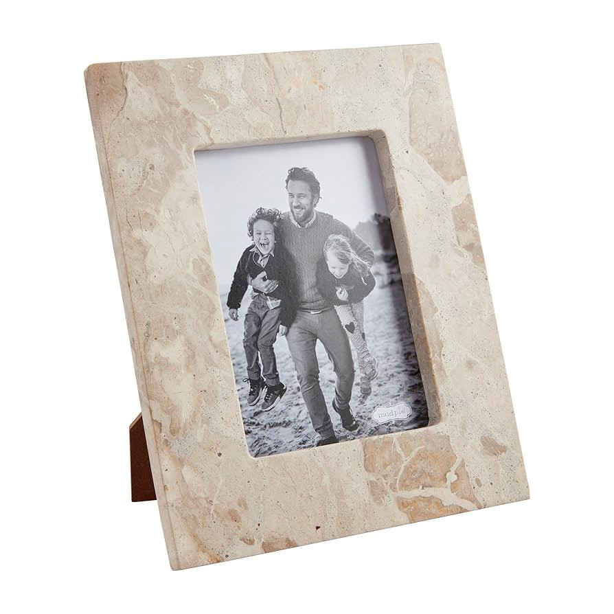 Mud Pie 5X7 Marble Frame; 10 1/2" X 8 1/2" | Amazon (US)