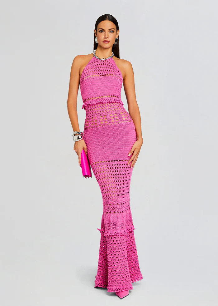 Mesa Knit Crochet Dress | Retrofete