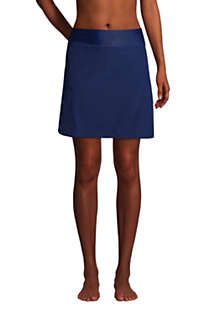 Women's Quick Dry Elastic Waist Active Skort Swim Skirt | Lands' End (US)