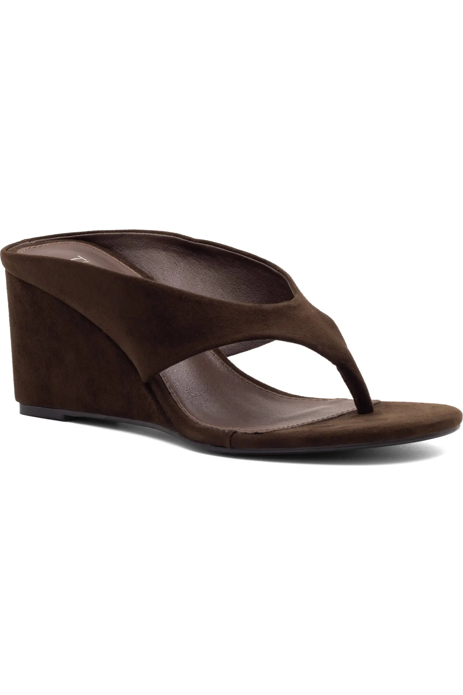 Sera Round Toe Wedge Thong Heel (Women) | Nordstrom | Nordstrom