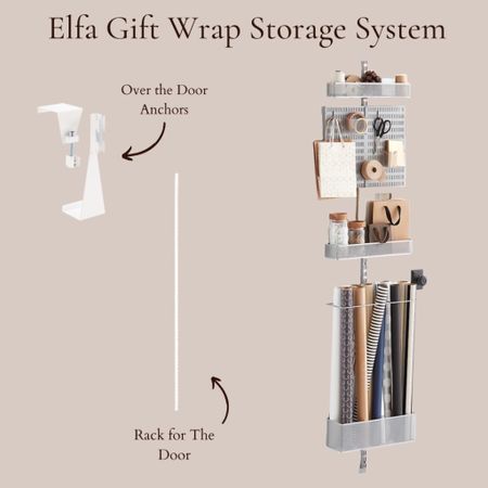 OVER THE DOOR GIFT WRAP ORGANIZER 

#LTKhome