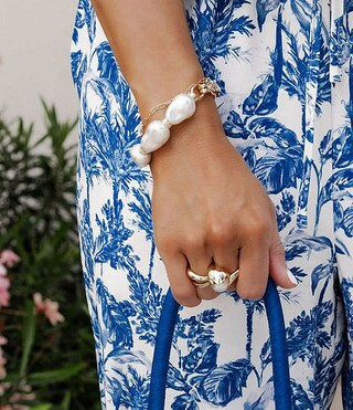 Gianni Bini x Shea Leigh Mills Amelia Pearl Line Bracelet | Dillard's | Dillard's