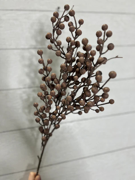 Artificial Dusty Purple Berry Stems | Journey Decor