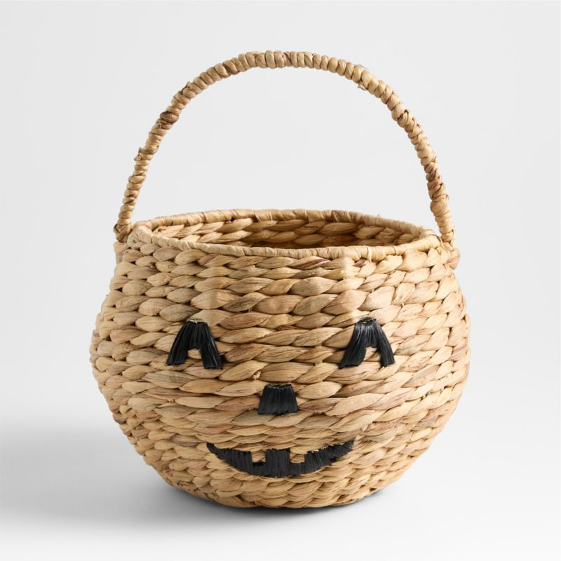 Pumpkin Halloween Trick-or-Treat Kids Basket | Crate & Kids | Crate & Barrel