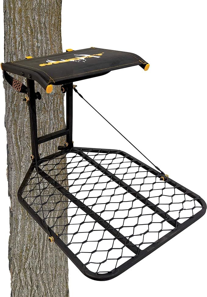 Muddy The Boss Hang-On Treestand- Silent Straps, Flex-Tek Comfort Seating, Extra Wide Platform, B... | Amazon (US)