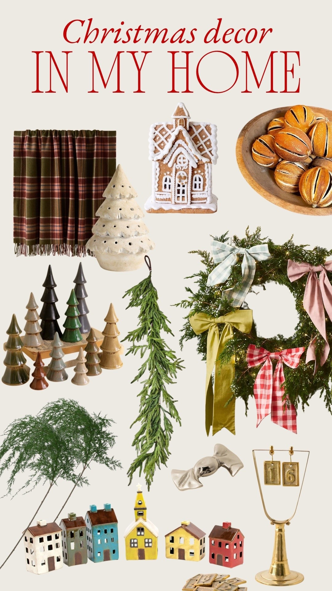 Christmas decor in our home