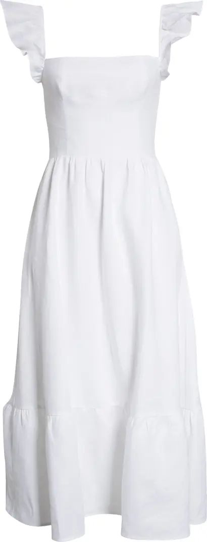 Lucila Ruffle Linen Dress | Nordstrom