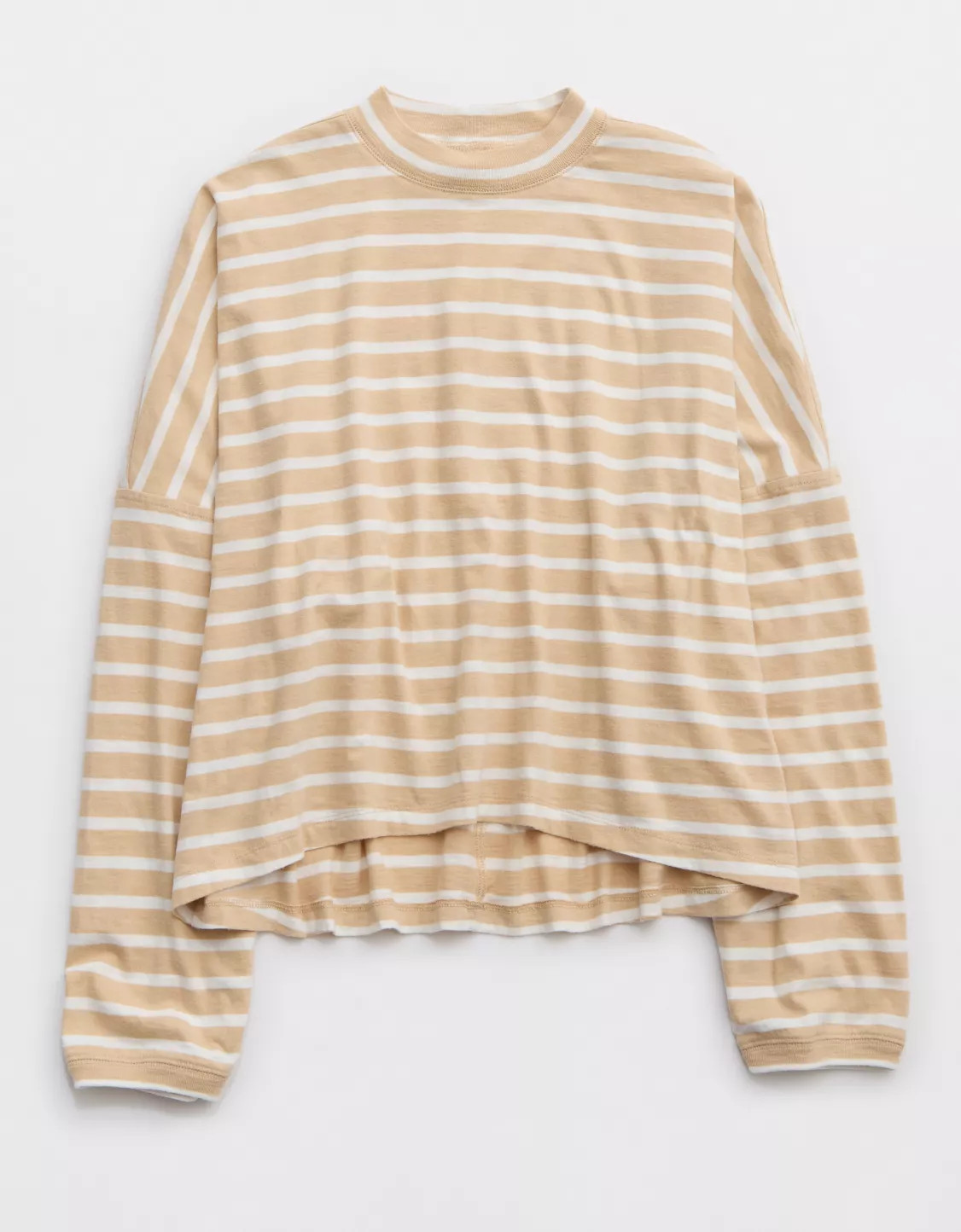 Aerie Cozy Long Sleeve Mockneck T-Shirt | Aerie