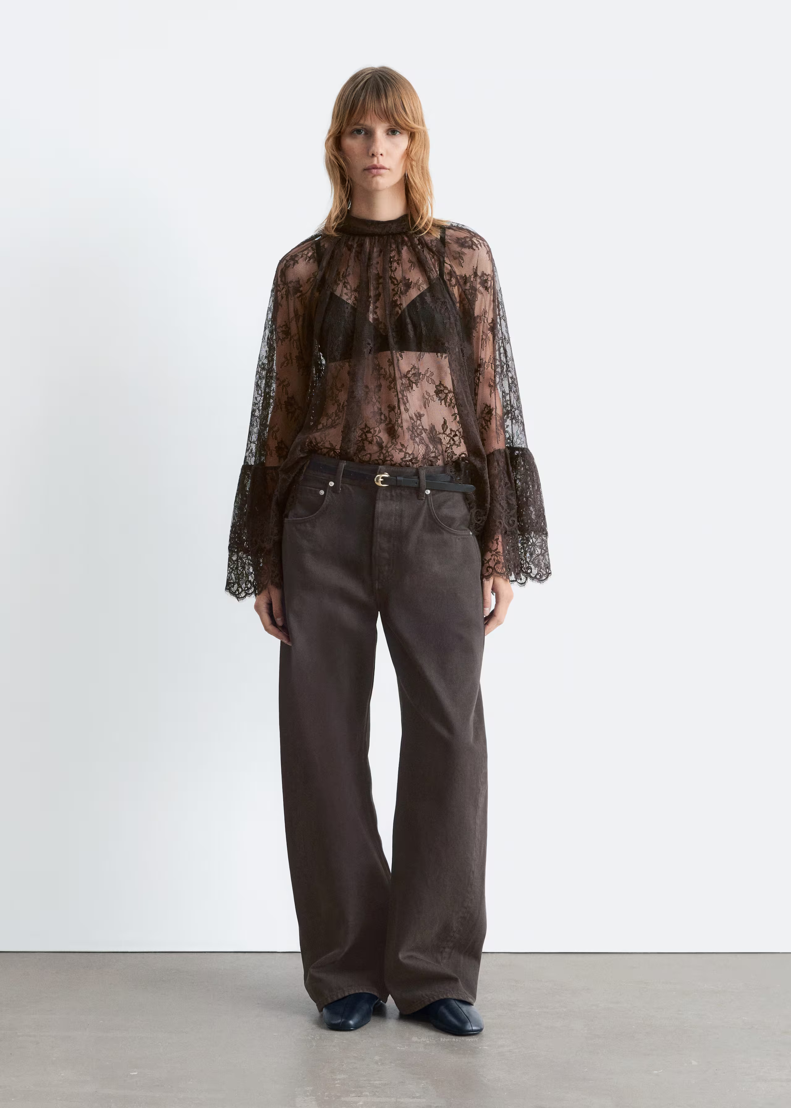 Flounced Lace Blouse | & Other Stories - US