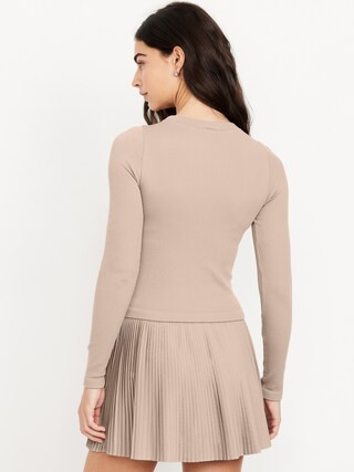 Fitted Seamless Ribbed T-Shirt | Old Navy (US)