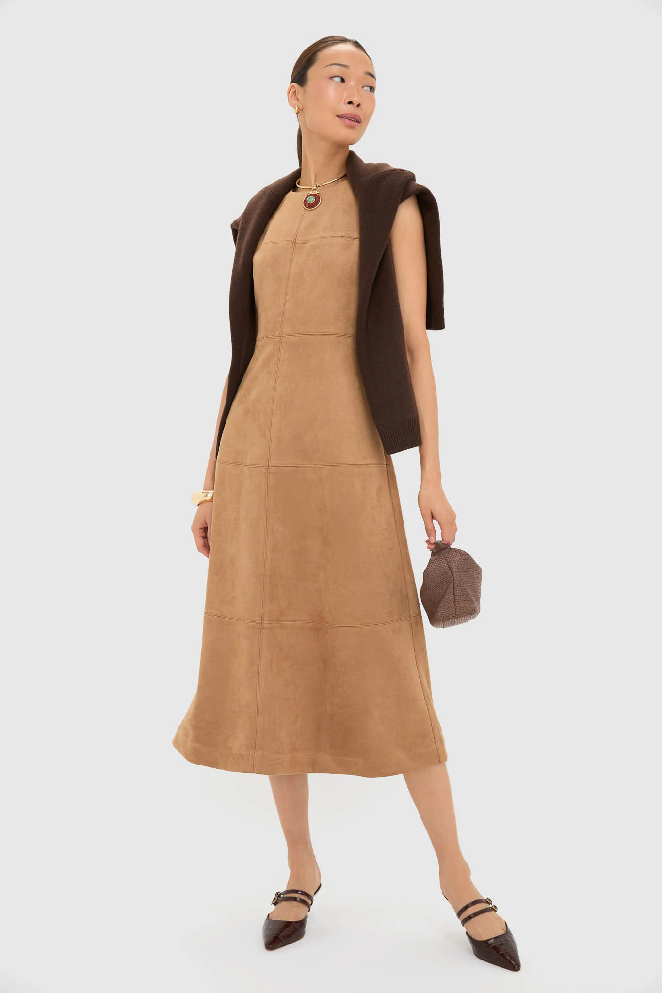 Buck Vegan Suede Manon Dress | Tuckernuck (US)
